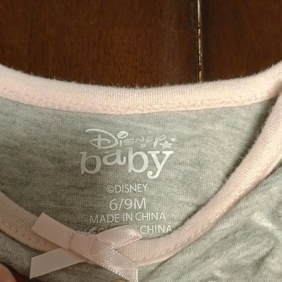 Disney Pink and Gray Minnie Mouse Baby Outfit Set - Picture 2 of 15